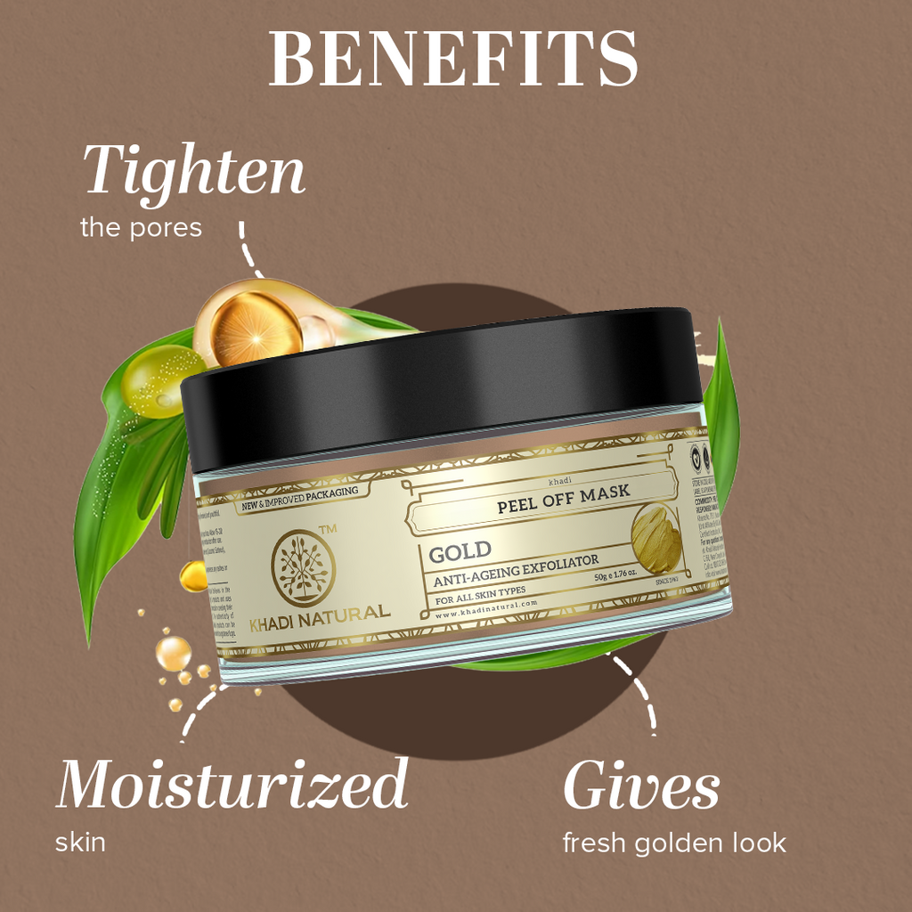 Khadi Natural Gold Peel off Mask