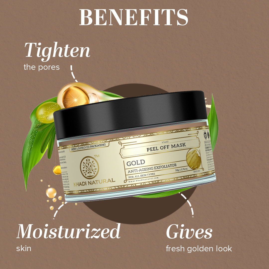Khadi Natural Gold Peel off Mask