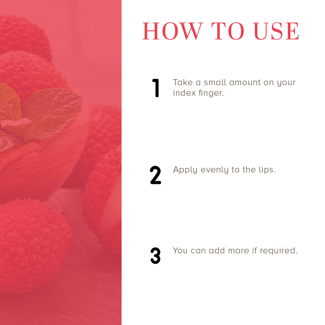 Khadi Natural Lychee Lip Balm
