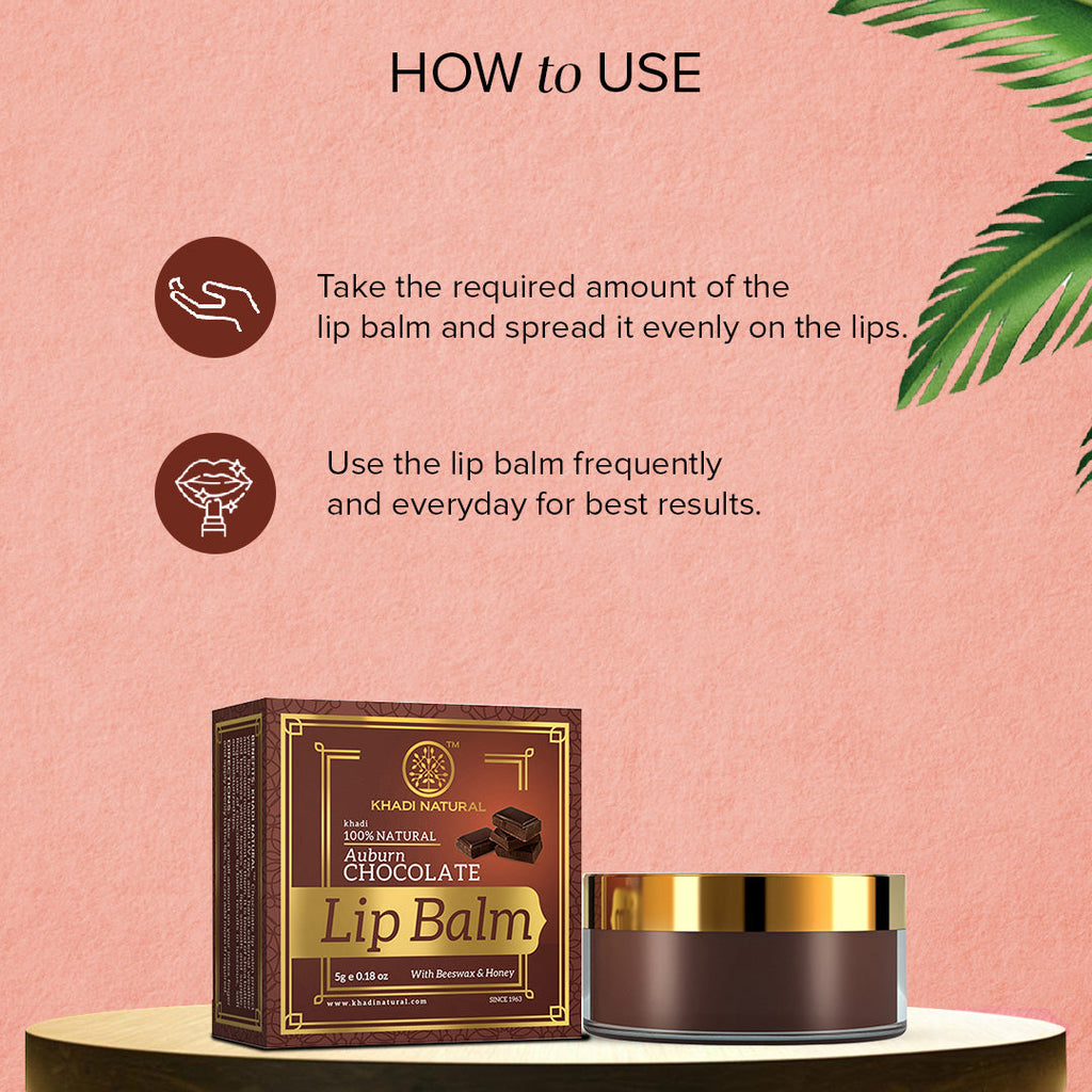 Khadi Natural Chocolate Lip Balm