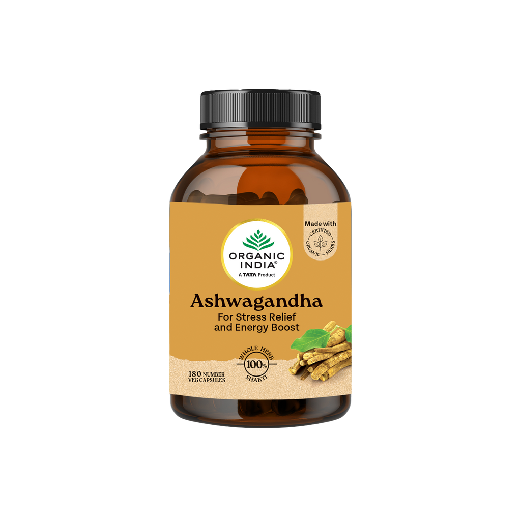 Jagat Pharma Ashwagandha Capsules | Helps Relieve Stress and Anxiety
