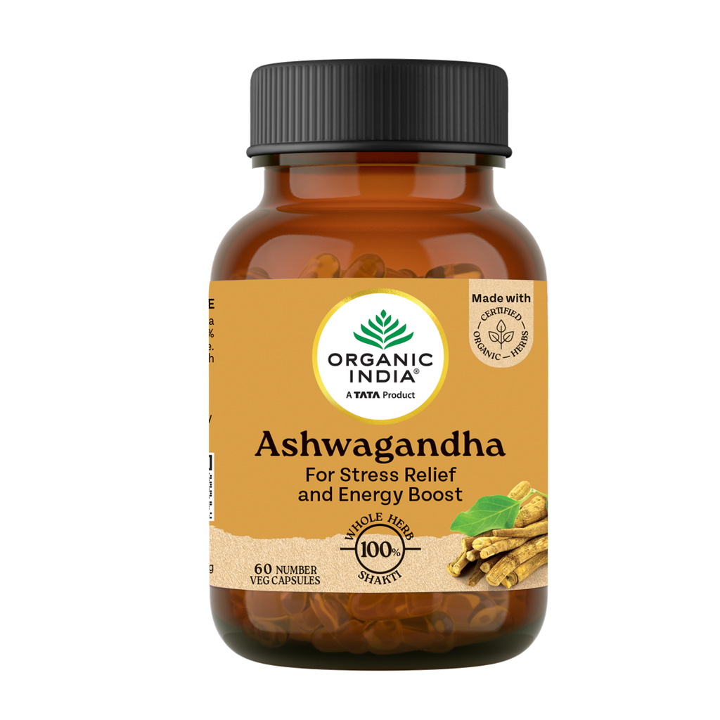Jagat Pharma Ashwagandha Capsules | Helps Relieve Stress and Anxiety