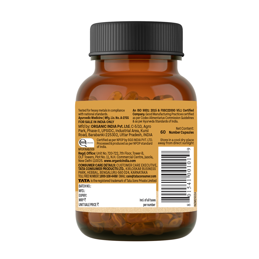 Jagat Pharma Ashwagandha Capsules | Helps Relieve Stress and Anxiety