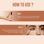 Glam21 Ultra HD Liquid Concealer for HD Finish - Toast | Grab2Buy