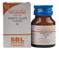 SBL Homeopathy Arsenic Sulphuratum Flavum Trituration Tablets | Grab2Buy