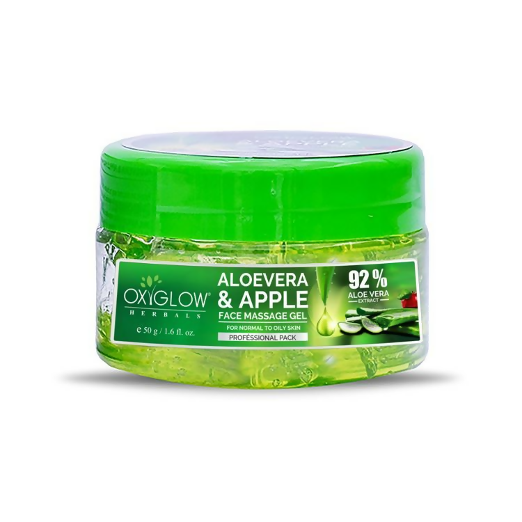 Oxyglow Herbals Aloevera Apple Face Massage Gel | Grab2Buy