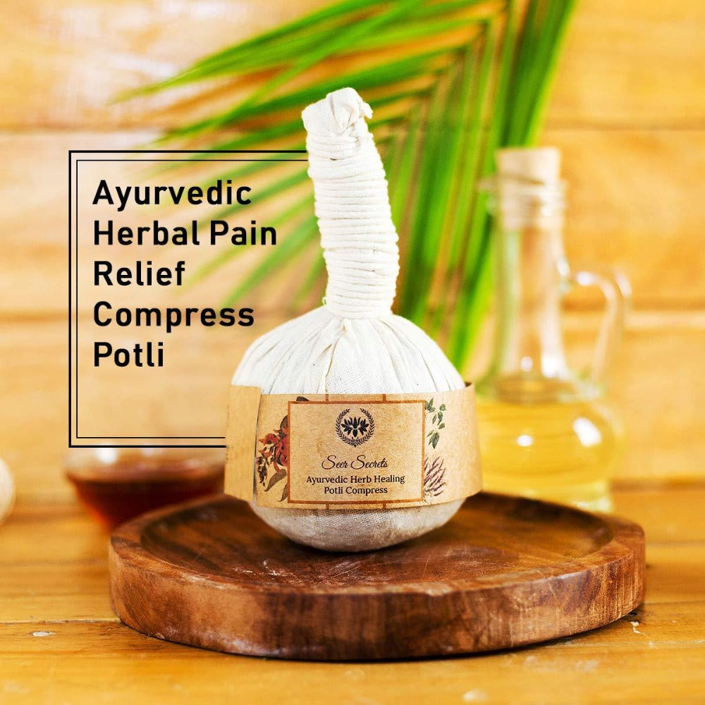 Seer Secrets Ayurvedic Herbal Pain Relief Compress Potli │Pain Relieving | Grab2Buy