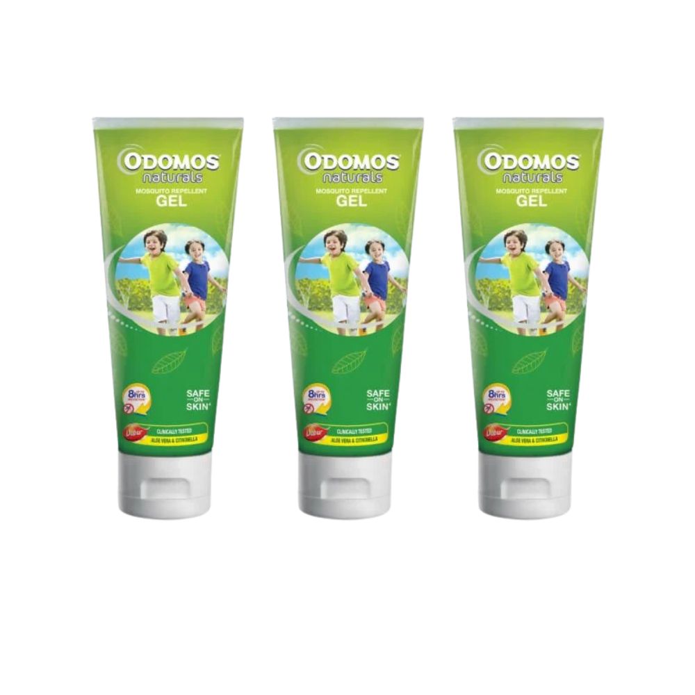 Odomos Naturals Mosquito Repellent Gel, Protection from Mosquitoes, 8 Hours Protection in Single Application | Grab2Buy