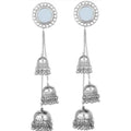 MS Fashion India Traditional Kashmiri Mirror Step By Step Hanging Jhumka Earrings | Grab2Buy