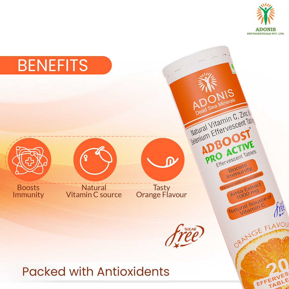 Adonis Adboost Pro Active Effervescent Tablets | Grab2Buy