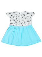 NammaBaby Baby Girl's A-Line Mini Frock Dress - Blue | Grab2Buy
