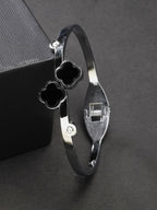 NVR Women's Silver-Plated Cuff Bracelet