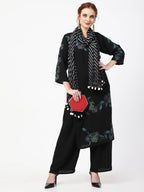 Cheera Kurta Palazzo With Leheria Dupatta Set (CH114KPD) | Grab2Buy