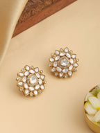 Ruby Raang Floral Aura Studs | Grab2Buy