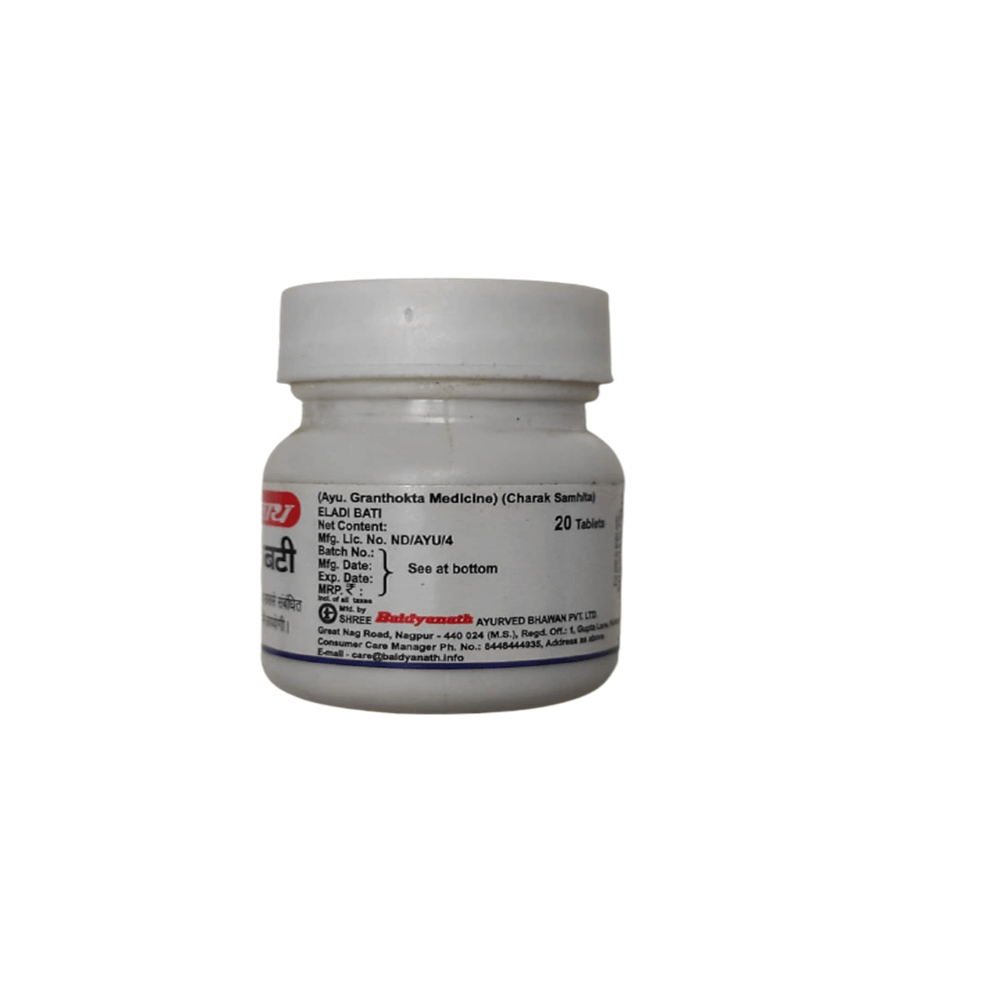Baidyanath Eladi Bati - 20Tablets | Grab2Buy