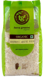 Terra Greens Organic Basmati White Rice | Grab2Buy