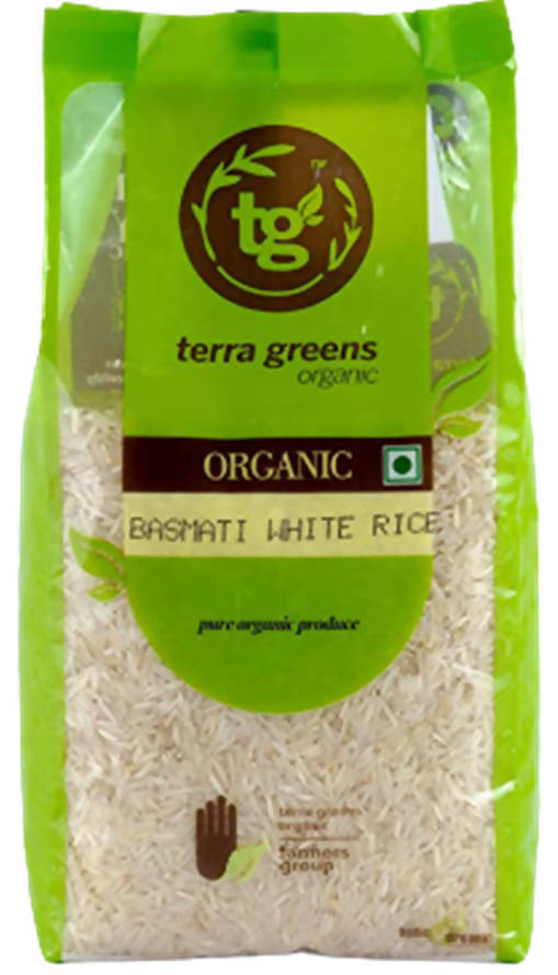 Terra Greens Organic Basmati White Rice | Grab2Buy