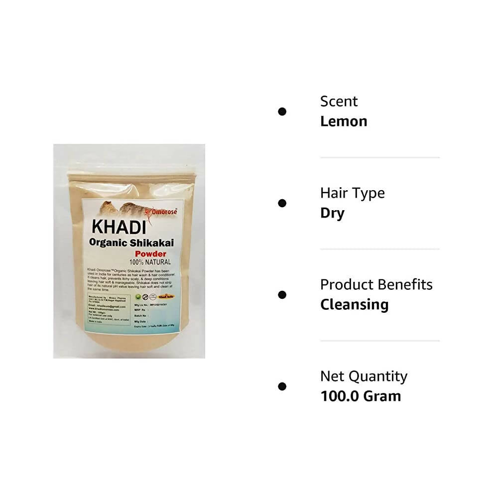 Khadi Omorose Organic Shikakai Powder | Grab2Buy
