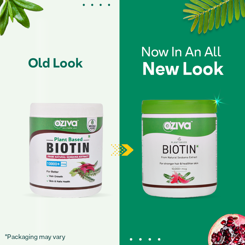OZiva Plant Based Biotin (10,000+ mcg) | Grab2Buy