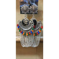 MS Fashion India Lotus Design Half Moon Style Party Wear Earrings | Grab2Buy