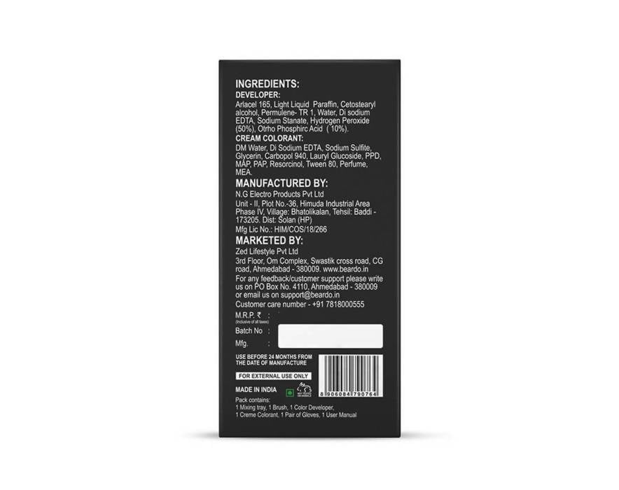 Beardo Beard Color for Men - Natural Black | Grab2Buy