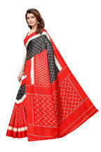 Vamika Red Kalamkari With Jhalar Khadi Silk Saree In Latest Fashion | Grab2Buy