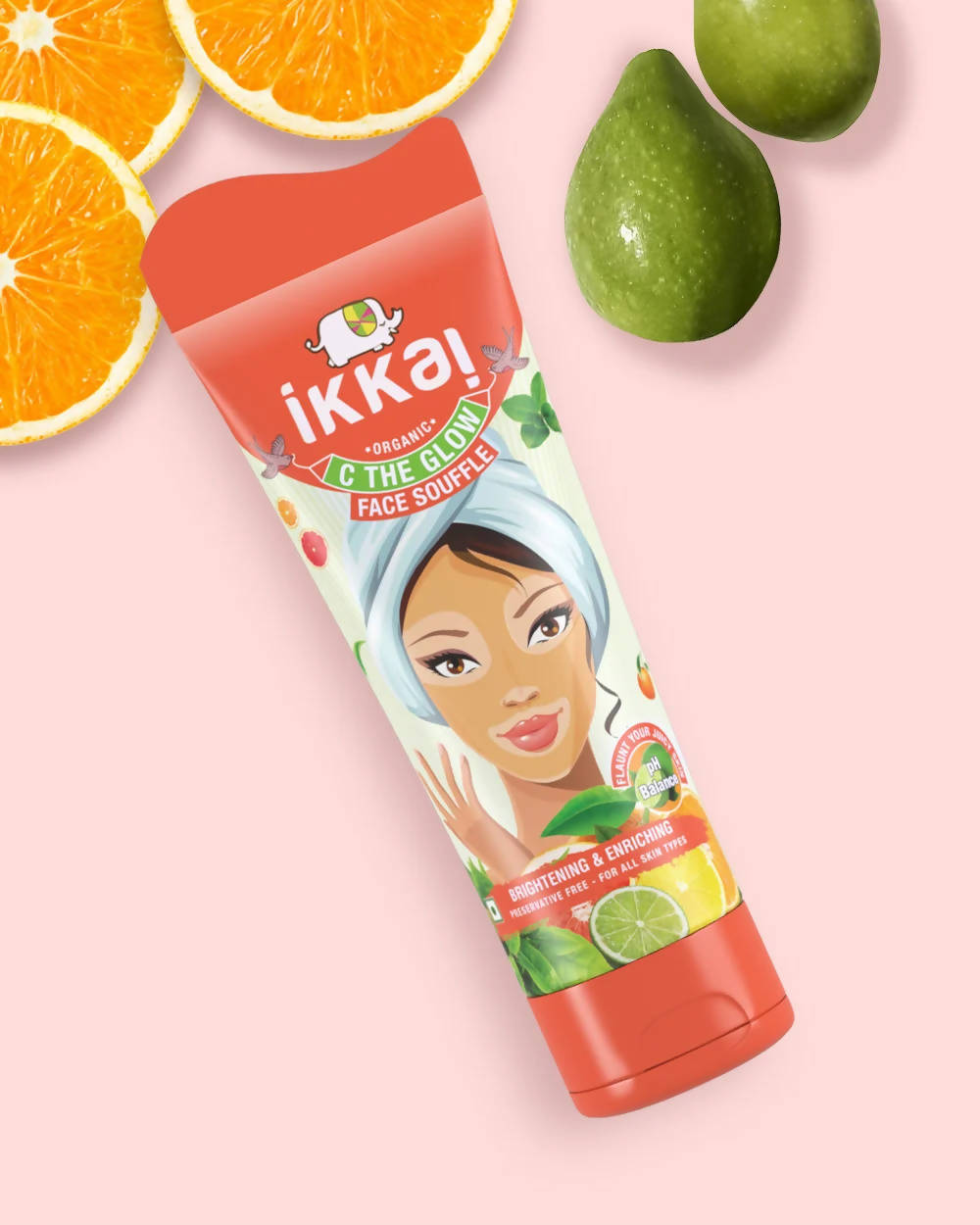 Ikkai Organic C The Glow Face Souffle Brightening & Enriching | Grab2Buy