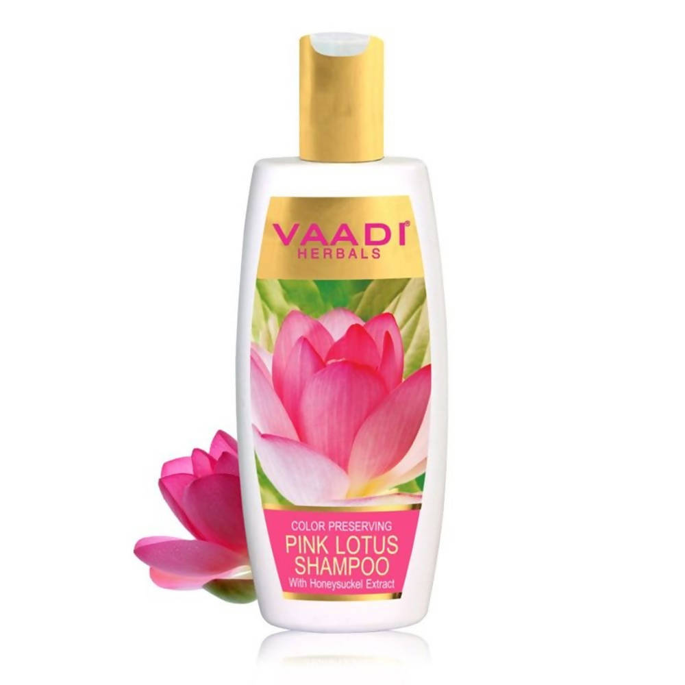 Vaadi Herbals Pink Lotus Shampoo With Honeysuckle Extract | Grab2Buy