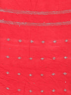 Myshka Women's Red Cotton Silk Printed Casual Dupatta | Grab2Buy