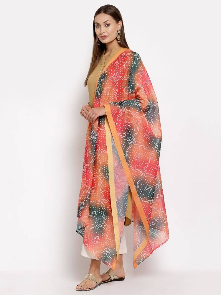 Myshka Women's Beautiful Multi Cotton Print Casual Dupatta | Grab2Buy