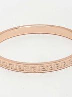 NVR Men's Set of 2 Rhodium-Plated Stainless Steel Kada Bracelet