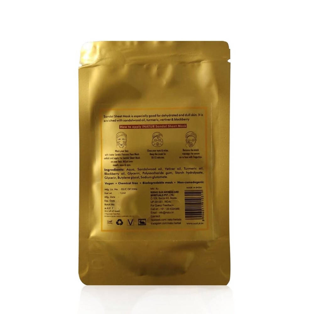 Inatur Sandal Sheet Mask | Grab2Buy