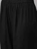 Yufta Women Black & Golden Handblock Printed Kurta with Trouser | Grab2Buy