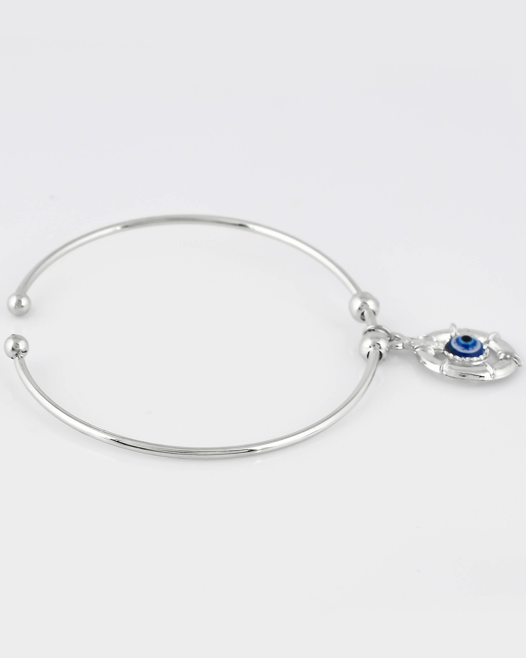 VOJ Stainless Steel Beads Silver Bracelet | Grab2Buy