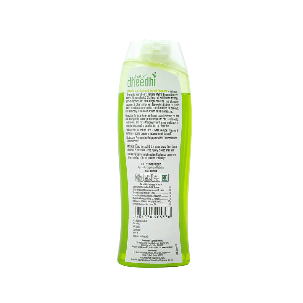 Dhathri Dheedhi Anti-Dandruff Hair Shampoo To Reduce Dandruff & Itchiness | Grab2Buy