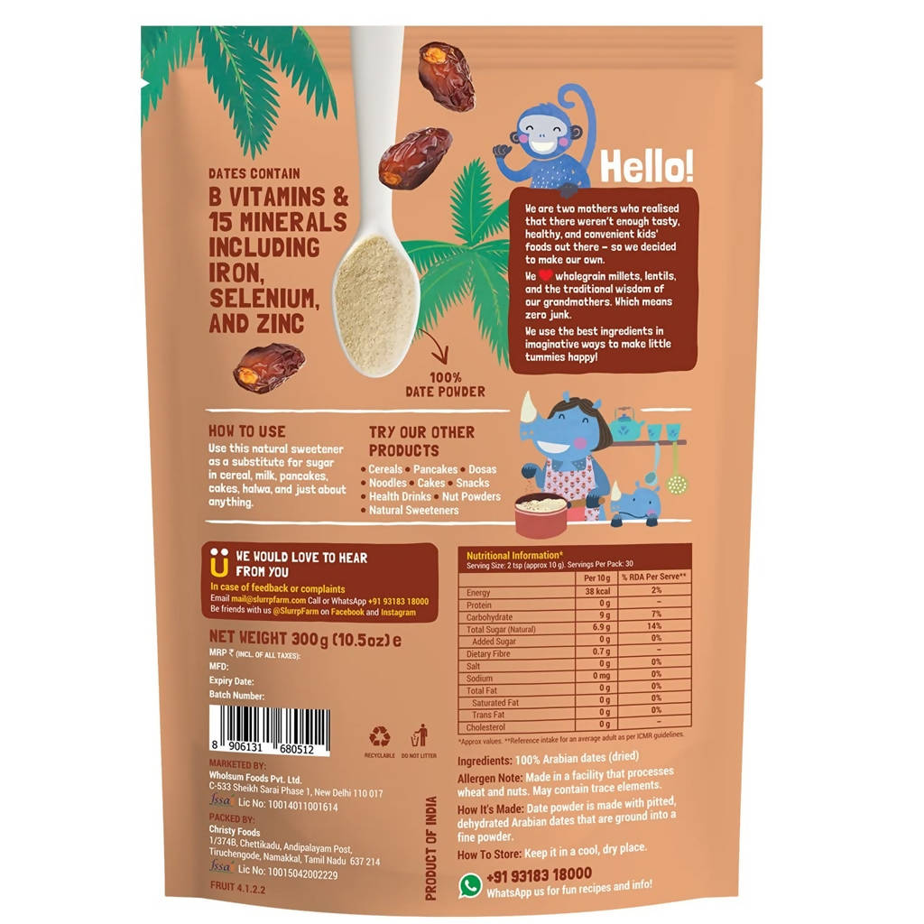 Slurrp Farm Date Powder for Little Ones. No Preservatives, No Chemicals | Grab2Buy