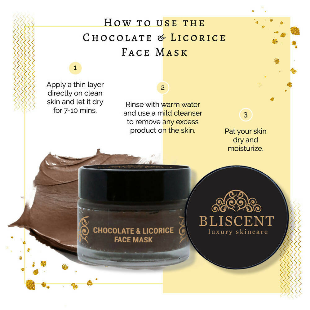 Bliscent Chocolate & Licorice Face Mask | Grab2Buy