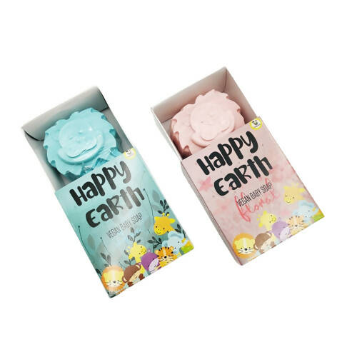 Cuddle Care Happy Earth Vegan Baby Soap for Infants- Pink & Blue | Grab2Buy