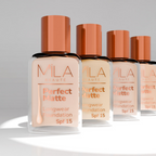 Mila Beaute Perfect Matte Longwear Foundation with SPF 15 & Oil Control Formula - Natural Beige