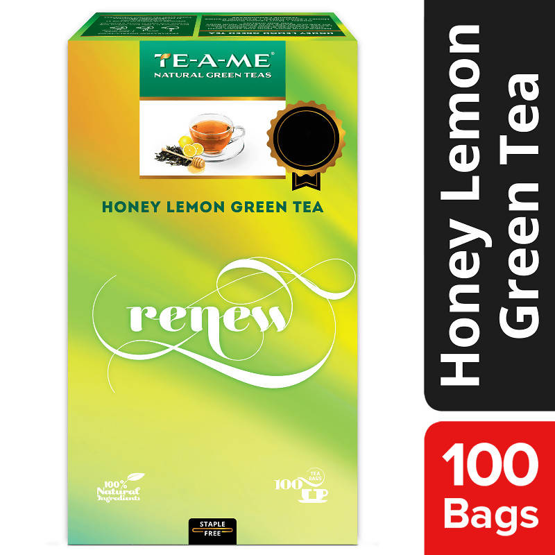Teame Honey Lemon Green Tea Renew Tea Bags | Grab2Buy