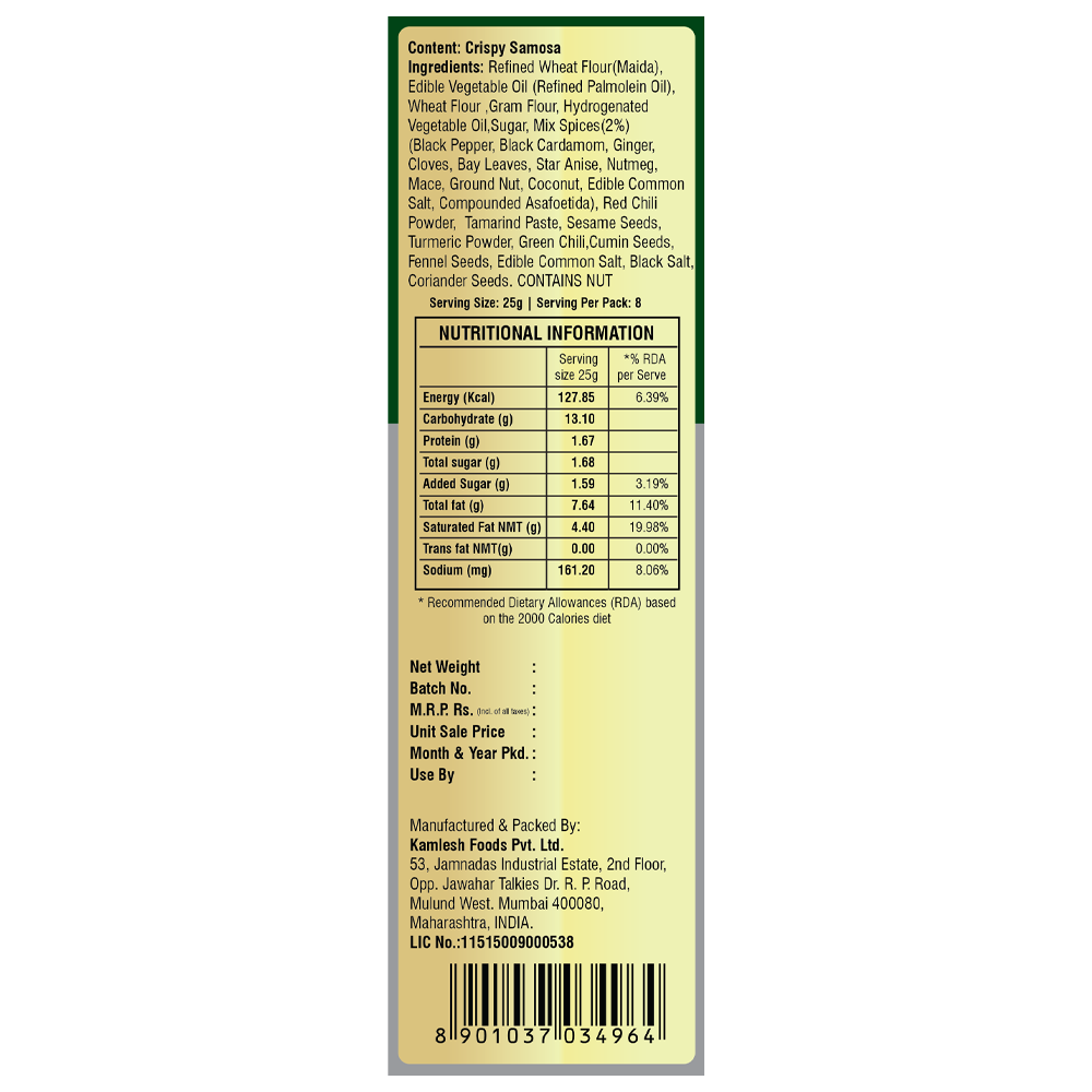 Girnar Chai Nashta - Crispy Samosa | Grab2Buy