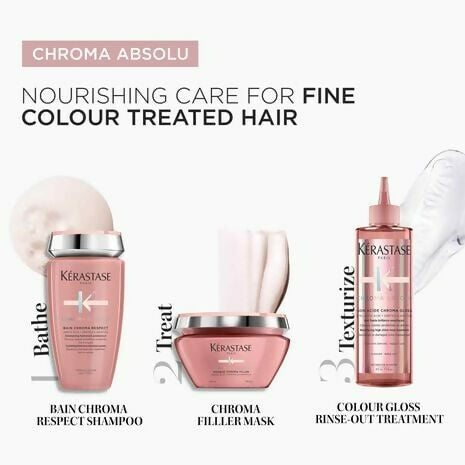 Kerastase Chroma Absolu Bain Riche Chroma Respect Shampoo for Thick Hair | Grab2Buy