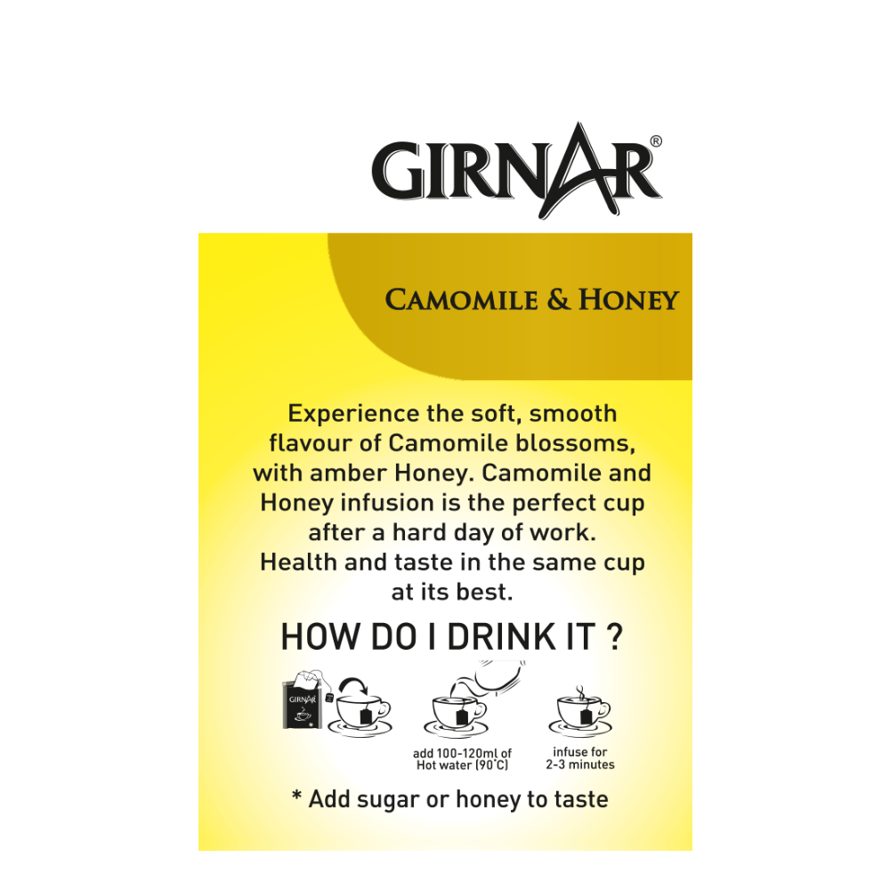Girnar Camomile Infusion With Honey | Grab2Buy
