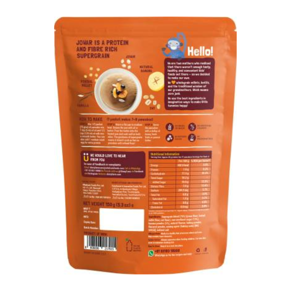 Slurrp Farm Chocolate Millet Pancake Mix | Grab2Buy
