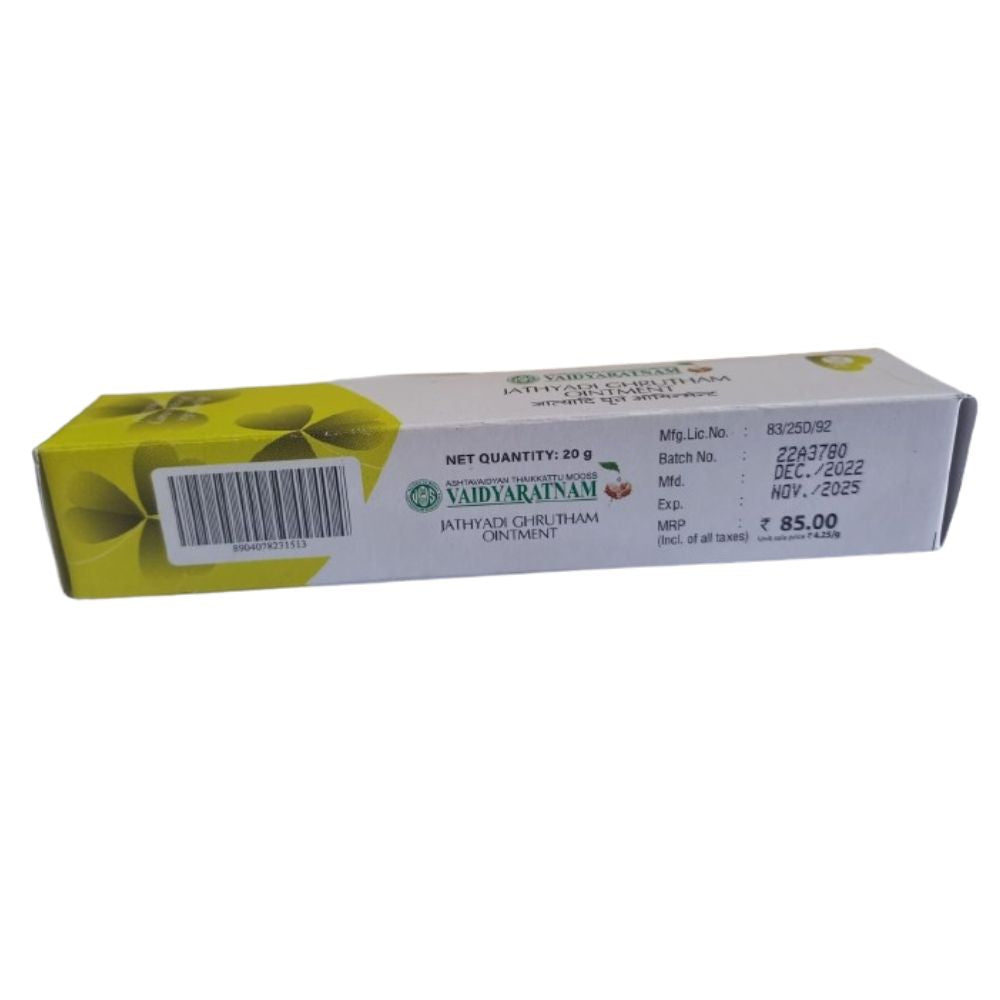 Vaidyaratnam Jathyadi Ghrutham Ointment | Grab2Buy
