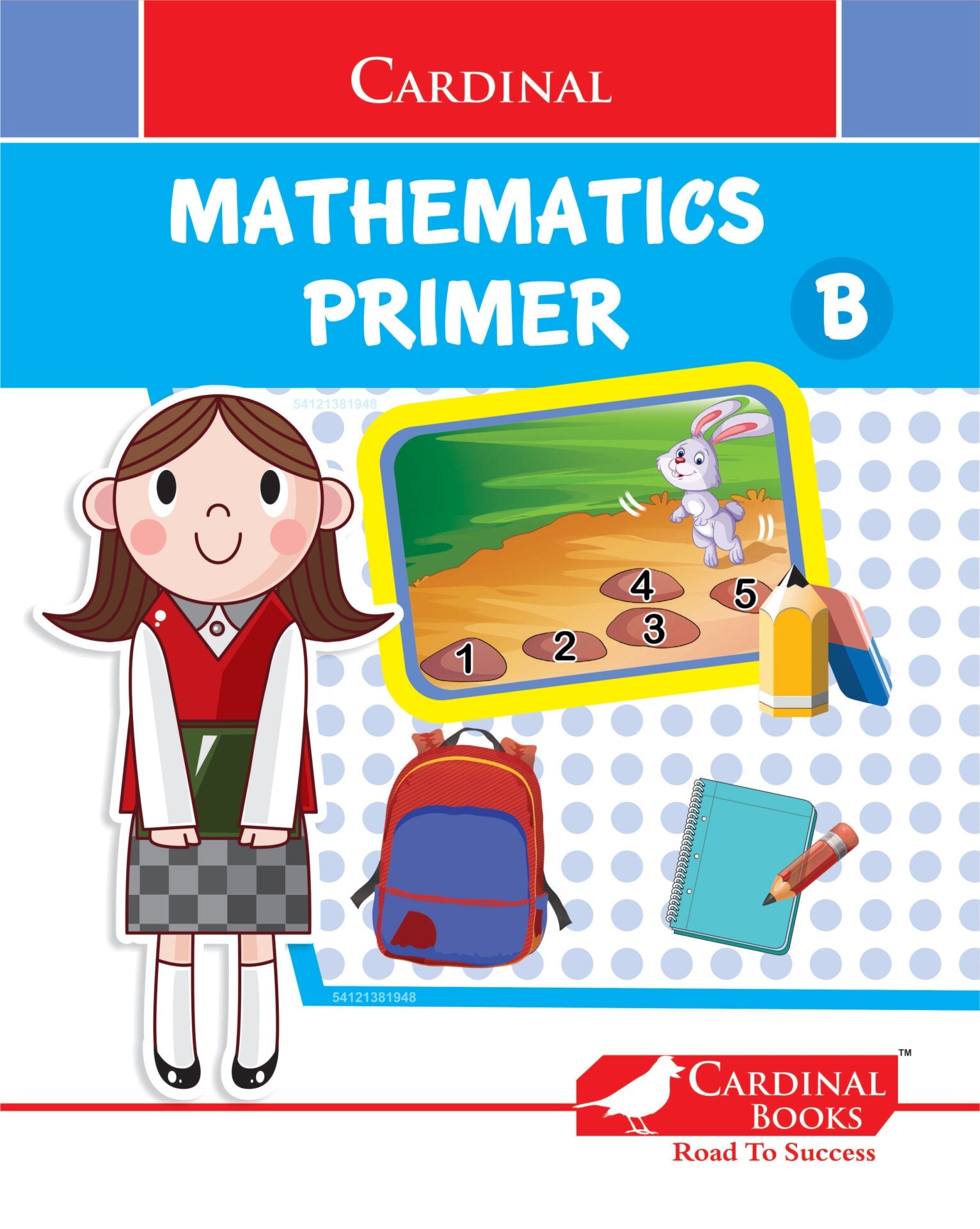 Cardinal Mathematics Primer B|Senior KG|Pattern & Shapes|Number 1-100|Skip Counting|Fun Learning Maths Activity Book| Ages 3-7 Years | Grab2Buy