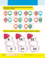 Cardinal Mathematics Primer B|Senior KG|Pattern & Shapes|Number 1-100|Skip Counting|Fun Learning Maths Activity Book| Ages 3-7 Years | Grab2Buy