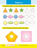 Cardinal Mathematics Primer B|Senior KG|Pattern & Shapes|Number 1-100|Skip Counting|Fun Learning Maths Activity Book| Ages 3-7 Years | Grab2Buy
