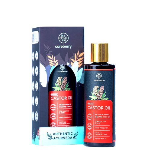 Careberry Organic Hexane-Free Organic Castor Oil For Hair, Face & Body | Grab2Buy
