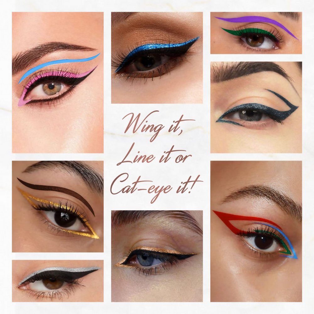 Just Herbs Eyeliner Waterproof and Smudge Proof, Long Lasting Eyeliners - Nutty Brown | Grab2Buy